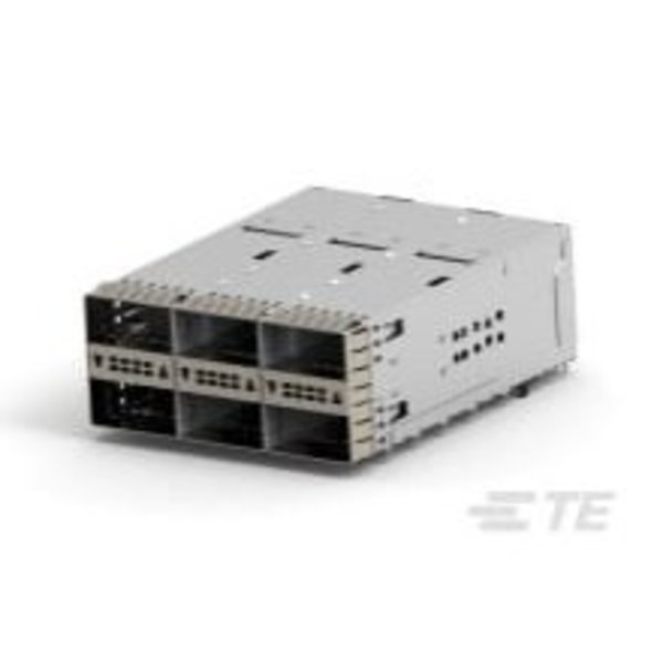 Te Connectivity zQSFP+ STACKED RECEPTACLE ASSEMBLY 2X3 2227671-3